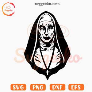 The Nun SVG, Horror Movie SVG, Halloween Scary Ghost SVG PNG EPS DXF Files