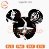 Lock Shock And Barrel Mickey Head Halloween SVG PNG Files