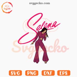 Selena SVG, Vintage Music SVG PNG Cricut