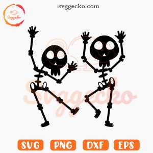 Skeletons Dance SVG, Funny SVG, Happy Halloween SVG PNG Files