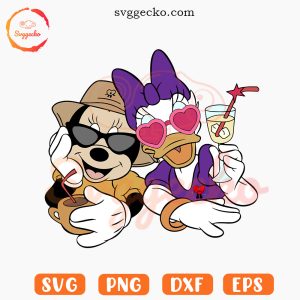 Minnie Daisy Bad Bunny SVG PNG Cut Files