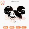 Mickey Eears Oogie Boogie SVG, Nightmare Before Christmas Disney SVG, Funny Halloween SVG Cricut
