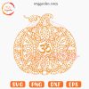 Pumpkin Mandala SVG, Fall SVG, Halloween SVG PNG Files