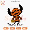 Stitch Trick Or Treat SVG, Boo SVG, Disney Halloween SVG PNG Cutting Files