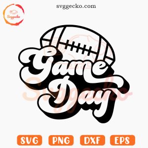 Game Day Football SVG, Football Season SVG, Sports SVG PNG Digital Download
