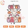 Ghoul Gang SVG, Ghost SVG, Pumpkin SVG, Retro Halloween SVG PNG Files