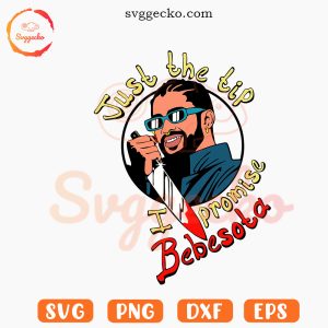 Just The Tip I Promise Bebesota SVG, Bad Bunny Michael Myers SVG, Horror Halloween SVG Cut Files