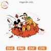 Mickey And Pluto Fall Leaves SVG, Hello Fall SVG, Autumn SVG PNG Cricut