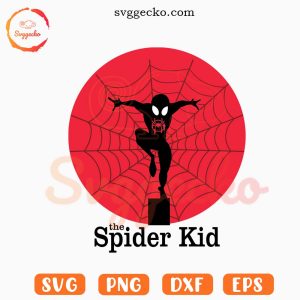 The Spider Kid SVG, Amazing Spider Man SVG PNG EPS DXF Vector Files