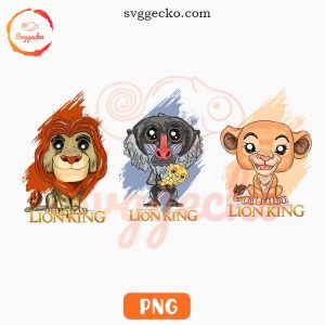 Cute The Lion King PNG Clipart, Scar PNG, Nala PNG, Rafiki PNG