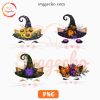 Cat Face Halloween PNG, Cute Witchy PNG, Funny Kitten Halloween PNG Downloads