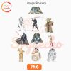 Star Wars Watercolor PNG Clipart, Mandalorian PNG, Darth Vader PNG, Baby Yoda PNG