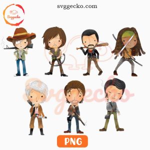The Walking Dead Characters PNG Clipart, Horror PNG, Halloween Zombie Movie PNG
