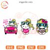 Hello Kitty Barbie SVG, Kitty Girl SVG PNG Digital Download