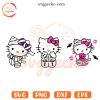 Hello Kitty Halloween SVG Bundle, Skeleton SVG, Mummy SVG, Kawaii Cat Spooky SVG PNG Files