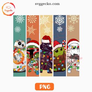Star Wars Christmas PNG, Baby Yoda Santa Hat PNG, Galaxy Xmas PNG