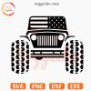 Jeep American Flag SVG, Offroad SVG, Car Lovers SVG PNG Cricut Files