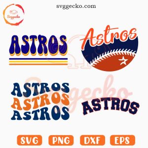 Astros SVG Bundle, Houston Astros Baseball SVG PNG Cutting Files