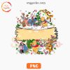 Winnie The Pooh Christmas Custom Name PNG, Cute Merry Xmas PNG For Kids