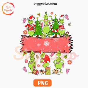 Funny Grinch Custom Name PNG, Merry Grinchmas PNG, Kids Christmas PNG Designs