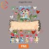 Bluey Merry Christmas Custom Name PNG, Bluey Family Xmas PNG, Cute PNG Files