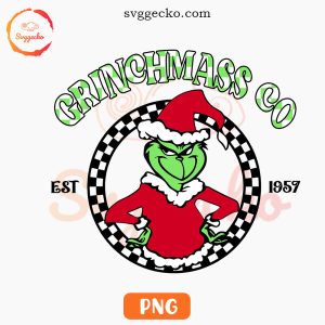 Grinchmas Co Est 1957 PNG, Vintage Grinch PNG, Whoville PNG Digital Downloads