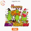 Happy Hallothanksmas Grinch PNG, Halloween Thanksgiving Christmas PNG, Holiday PNG Designs