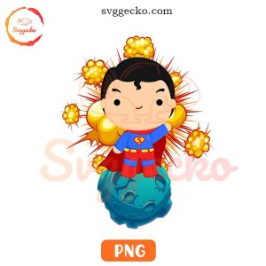 Superman Baby PNG, Hero Kids PNG Digital Download