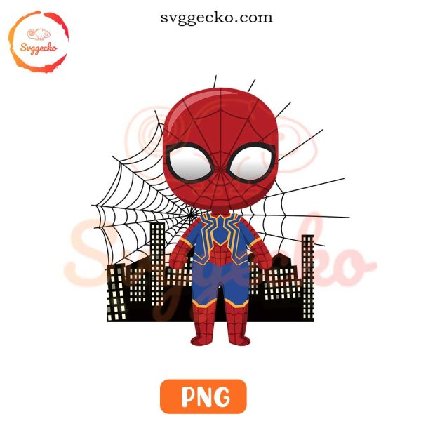 Spider Man Baby PNG, Cute Superhero PNG Digital Download