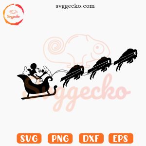 Mickey Mouse Santa Riding Buffalo Bills SVG, Funny Bills Football Christmas SVG PNG