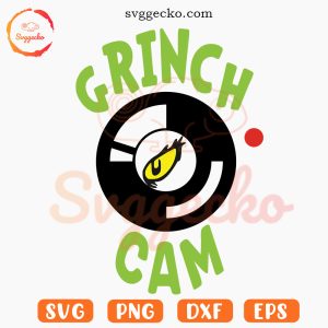 Grinch Cam SVG, The Grinch Christmas Eye SVG, Dr Seuss Camera SVG PNG
