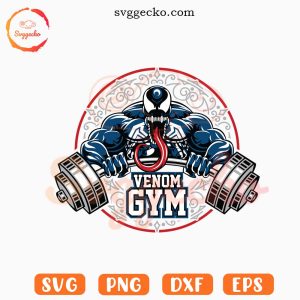Venom Gym SVG PNG EPS DXF Digital Download