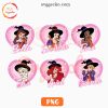 Disney Princess Witch Heart Barbie PNG Bundle, Cute Halloween Girl PNG Files