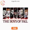 The Boys Of Fall Horror PNG, Killers PNG, Halloween Season PNG For Shirt