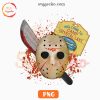 Welcome To Camp Crystal Lake Jason Mask PNG, Horror Slasher PNG, Friday The 13th Halloween PNG Sublimation