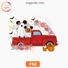 Spooky Mickey PNG, Mickey Mouse Ghost On Truck PNG, Cute Halloween PNG Sublimation