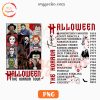 Halloween The Horror Tour PNG, Funny Eras Tour Halloween PNG For Shirt