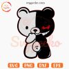 Hello Kitty Monokuma SVG, Danganronpa SVG, Spooky Bear SVG PNG Digital Downloads
