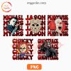 Horror Characters Retro PNG Bundle, Halloween Friends PNG, Chucky PNG, Ghostface PNG