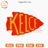 Kelce Chiefs Logo SVG, Travis Kelce SVG, Chiefs Football SVG PNG Digital Download