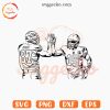 Travis Kelce And Patrick Mahomes SVG, Chiefs 2023 SVG PNG EPS DXF Cut Files
