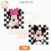 Mickey And Minnie Bubble Gum Checkered PNG, Disney Couple PNG Download