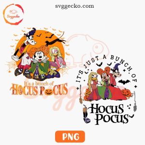 Minnie Daisy Clarabelle Sanderson Sisters PNG, It's A Bunch Of Hocus Pocus Disney PNG Sublimation