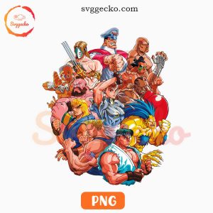 Street Fighter PNG, Video Game PNG Digital Files