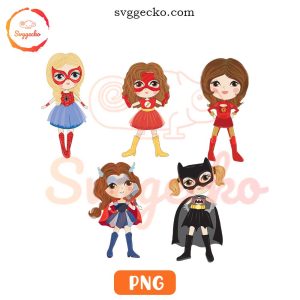 Superheroes Girls PNG Clipart, Spider Man PNG, Batman PNG, Kid Girl PNG Downloads