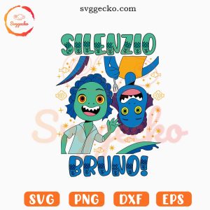 Silenzio Bruno SVG, Luca Paguro SVG, Alberto Scorfano SVG, Luca 2021 Song SVG PNG Cut Files