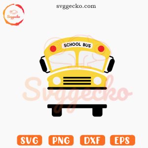 School Bus Monogram SVG, Cute Bus Driver SVG PNG Digital Download
