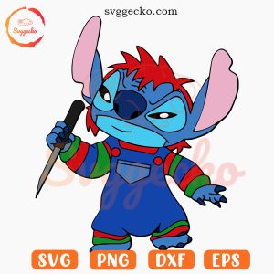Chucky Doll Stitch Knife SVG, Good Guys SVG, Halloween Stitch Scary SVG PNG Cricut
