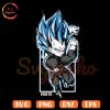 Vegeta Blue SVG, Super Saiyan SVG, Anime Dragon Ball SVG PNG Digital Download