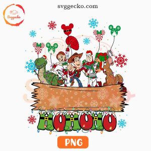 Cute Toy Story Christmas Custom Name PNG, Woody And Buzz Lightyear Christmas PNG Downloads